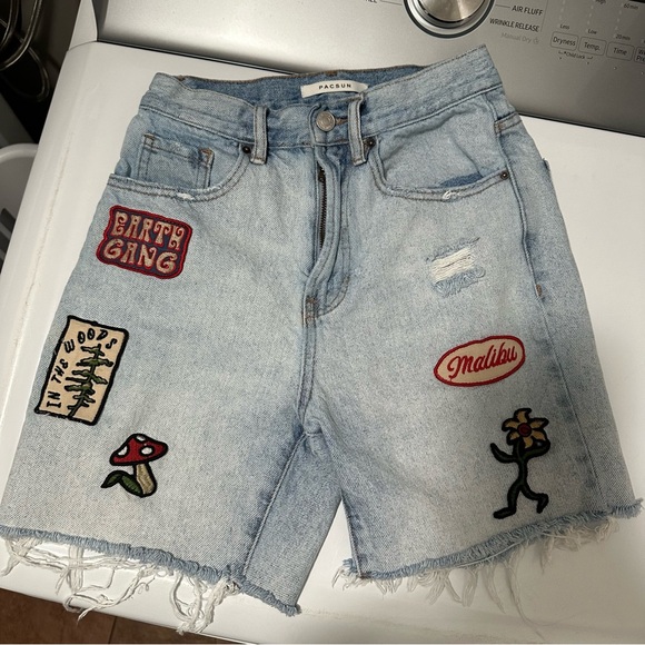 pacsun alina patch dad shorts size 24 - Picture 1 of 4